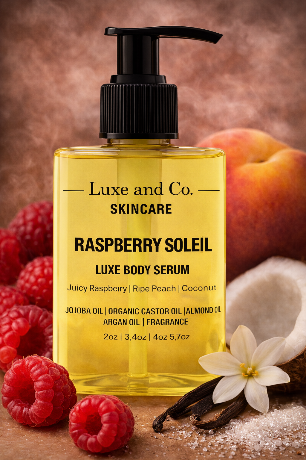 Raspberry Soleil Luxe Body Serum