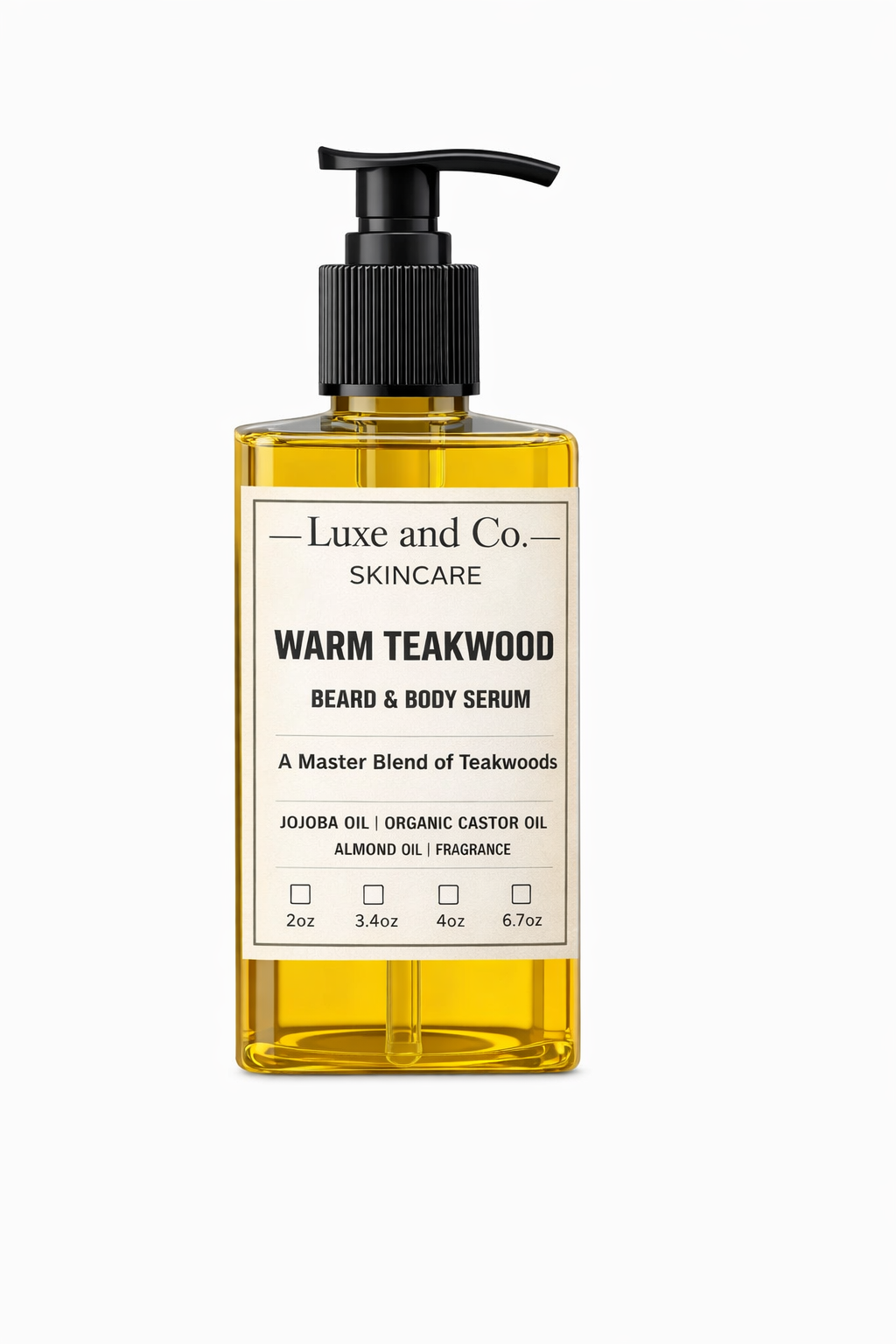 Warm Teakwood Luxe Body Serum