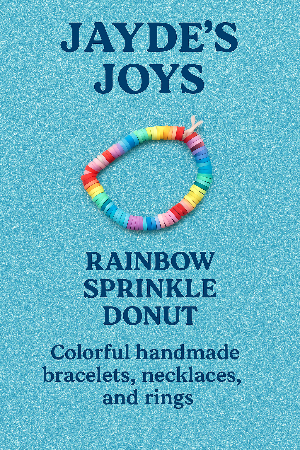 Rainbow 🌈 Sprinkle Donut Bracelet