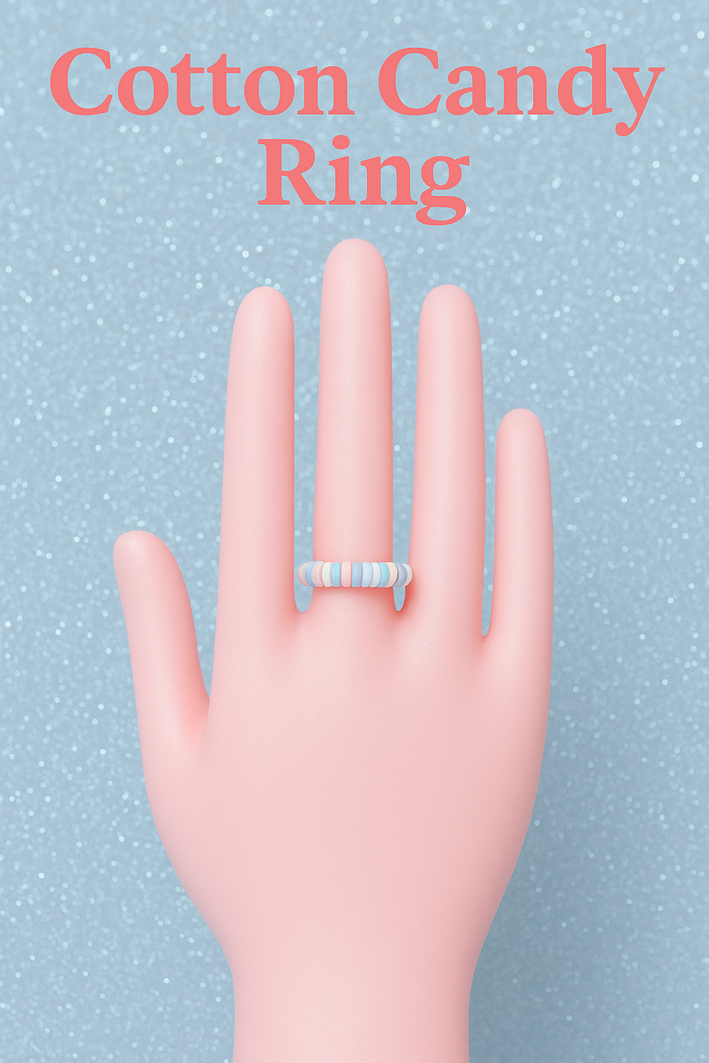 🍬 Cotton Candy Ring