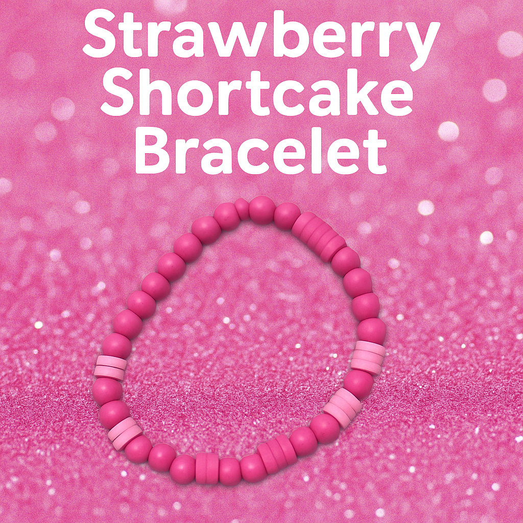 🍓 Strawberry Shortcake Bracelet