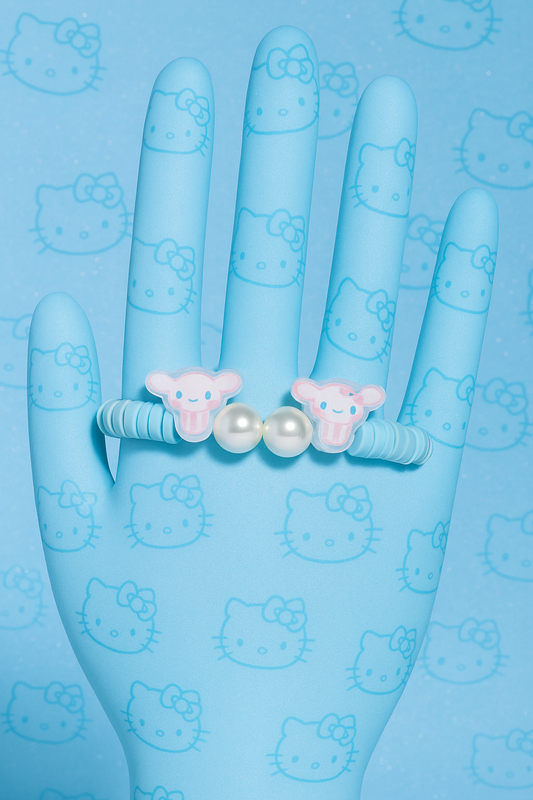 CinnamonRoll Blast Ring 💫💕🤍💙