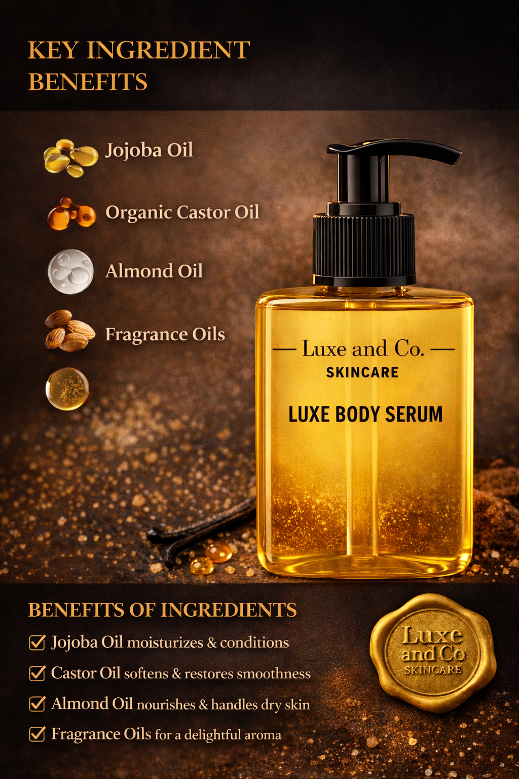 Black Sugar Luxe Body Serum (BEST SELLER)